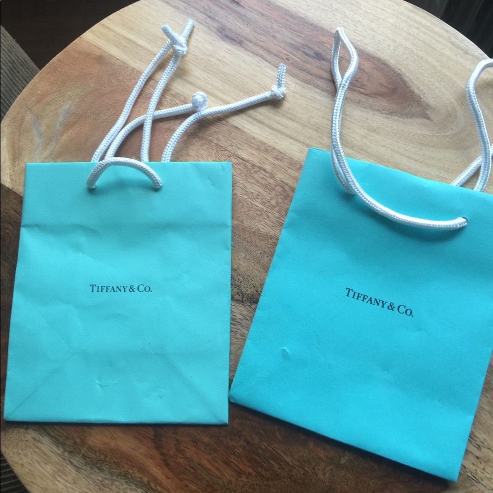 New Two Tiffany&Co small gift paper bags